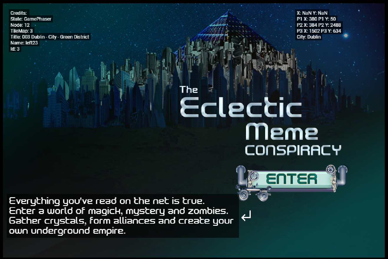 The Eclectic Meme Conspiracy home screen