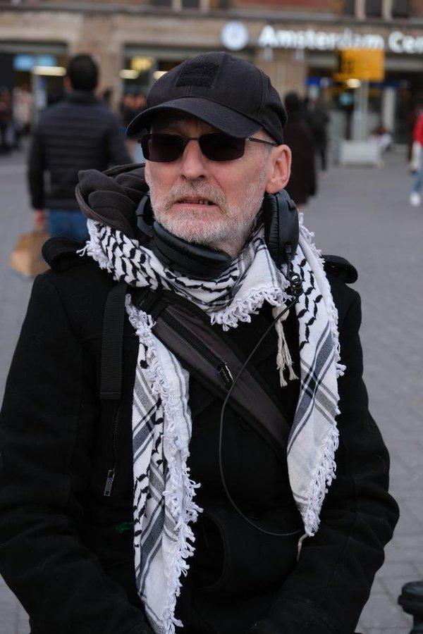 Techbot at Free Palestine Demo